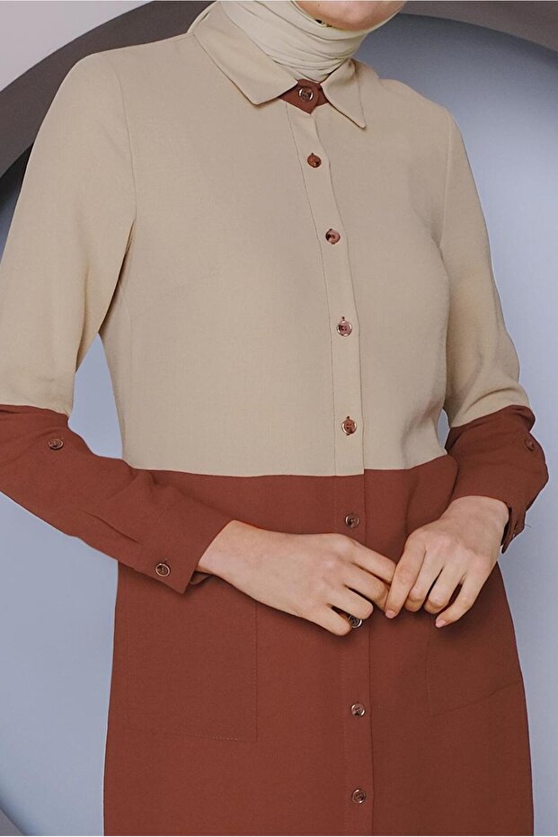 2 Color Tunics with Buttons 41391 - 4