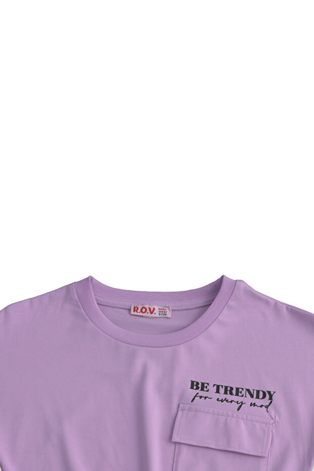 تي شيرت "كن عصريًا" (أرجواني) - 2