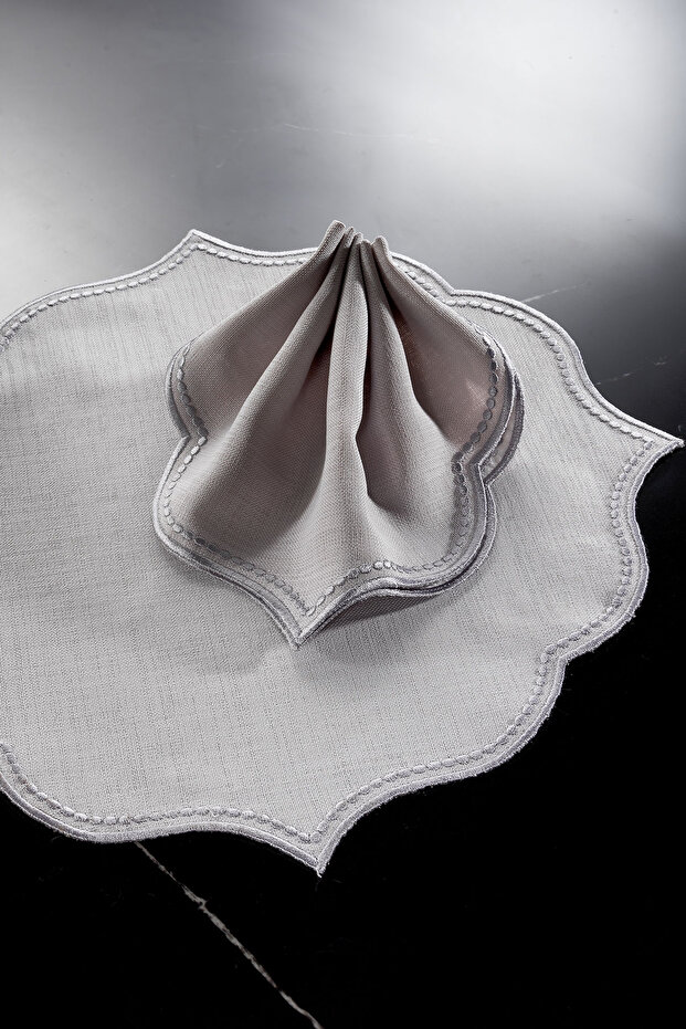 Ester 2'li Peçete Gri/silver - 1