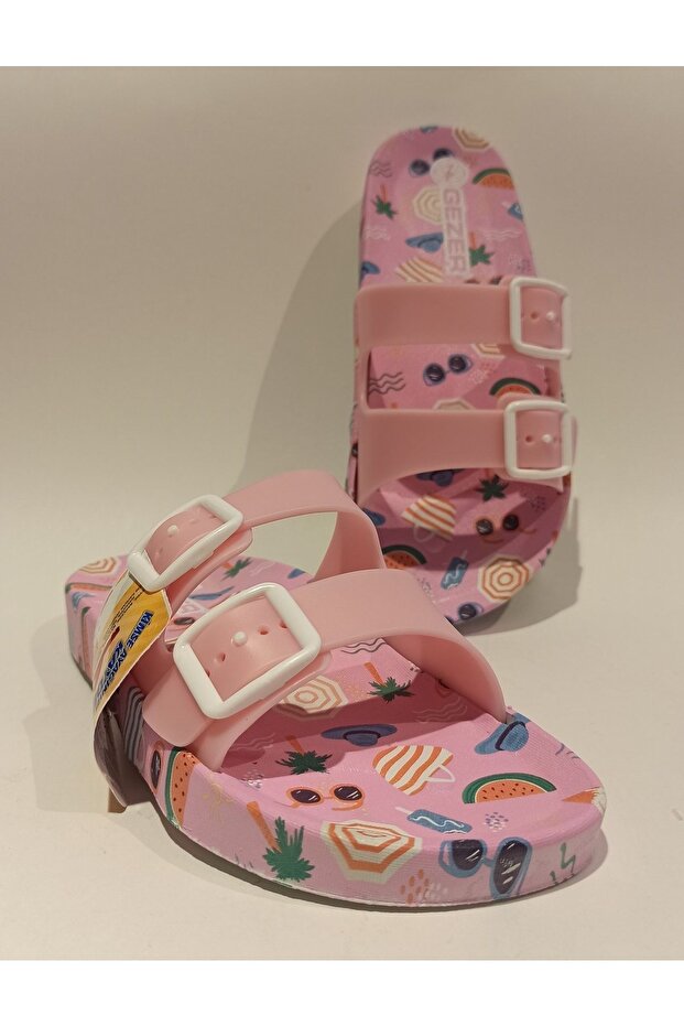 Strand, medence, erkély, terasz, fürdőszoba, otthoni és utcai papucs anatómiai talppal és állítható csattal - 1