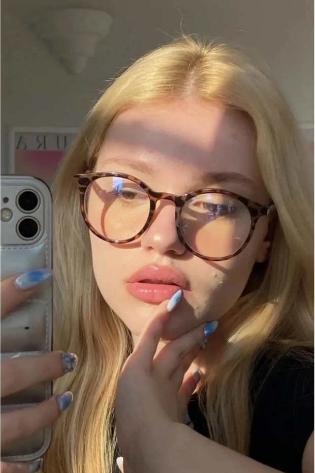 نظارات شاشة مرشحة باللون الأزرق الفهد - 1