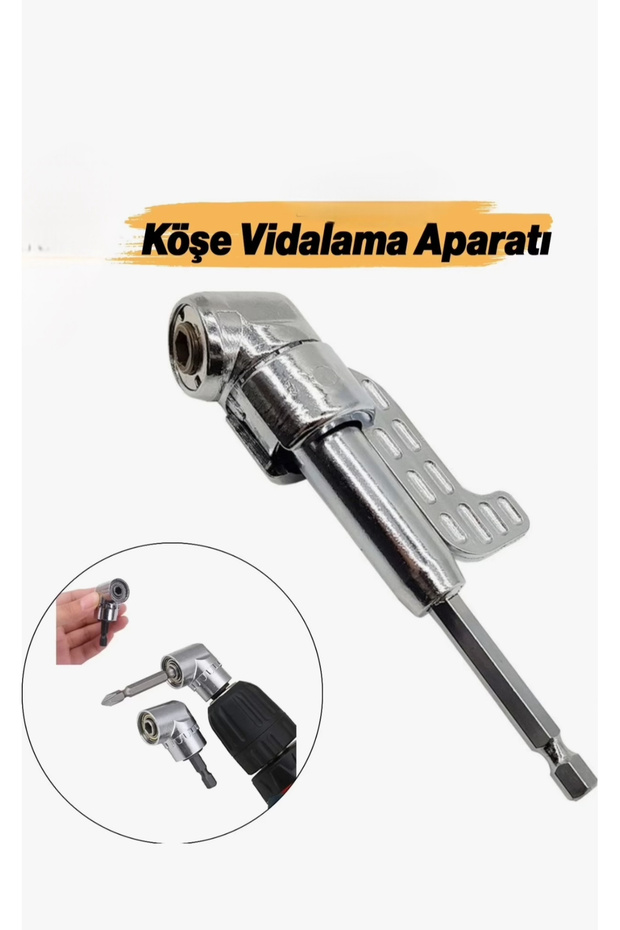 Köşe Bits Vidalama Matkap Ucu Aparatı - 1