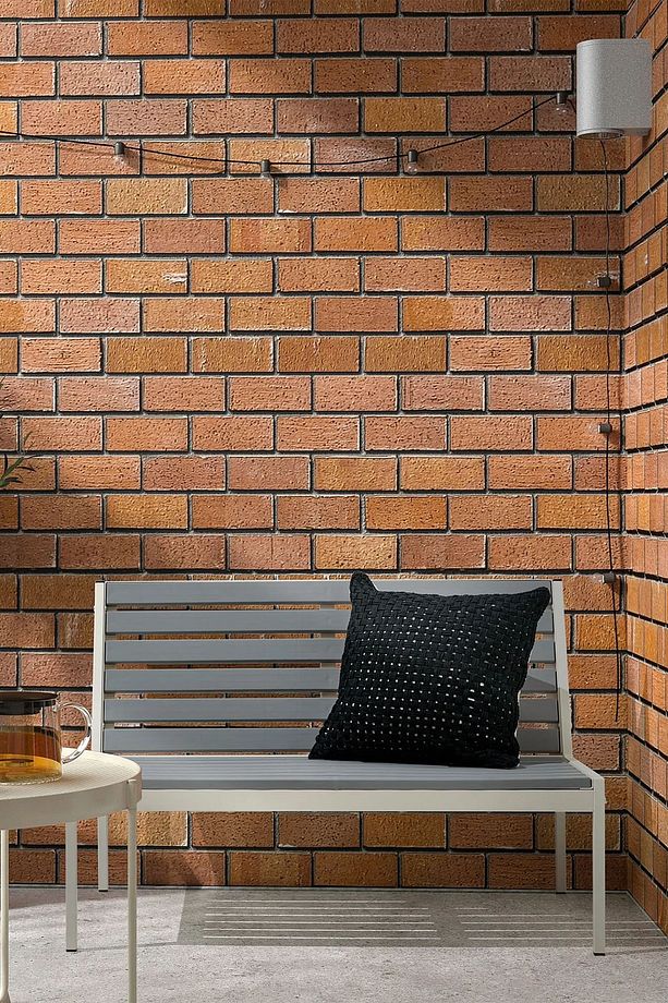Bahçe Bankı 2-3 Kişilik Bahçe Sandalyesi Çelik Gövde 100cm AA067 - 3