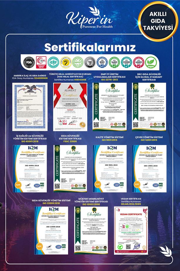 Calm ''Relax'' Passiflora, Safran, 5-HTP, Valerian, ... 9 İçerik (30 Günlük) | Akıllı Gıda Takviyesi - 6