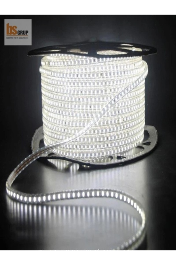 Bs Light 25 Mt Beyaz 220 Volt 3 Çipli Şerit Led Işık Hortum Led ...