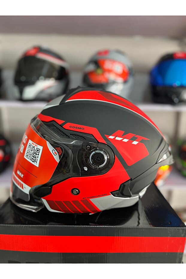 Helmets Mt Cosmo Sv solid Mat siyah kask - 1