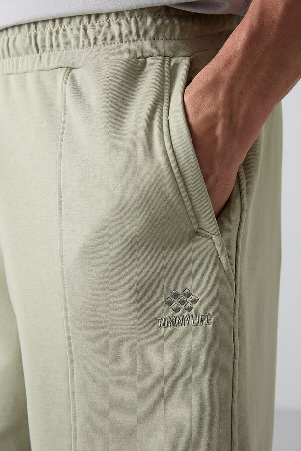 Çağla Pamuklu Kalın Yumuşak Dokulu Comfort Fit Basic Erkek Şort - 81261 - 4