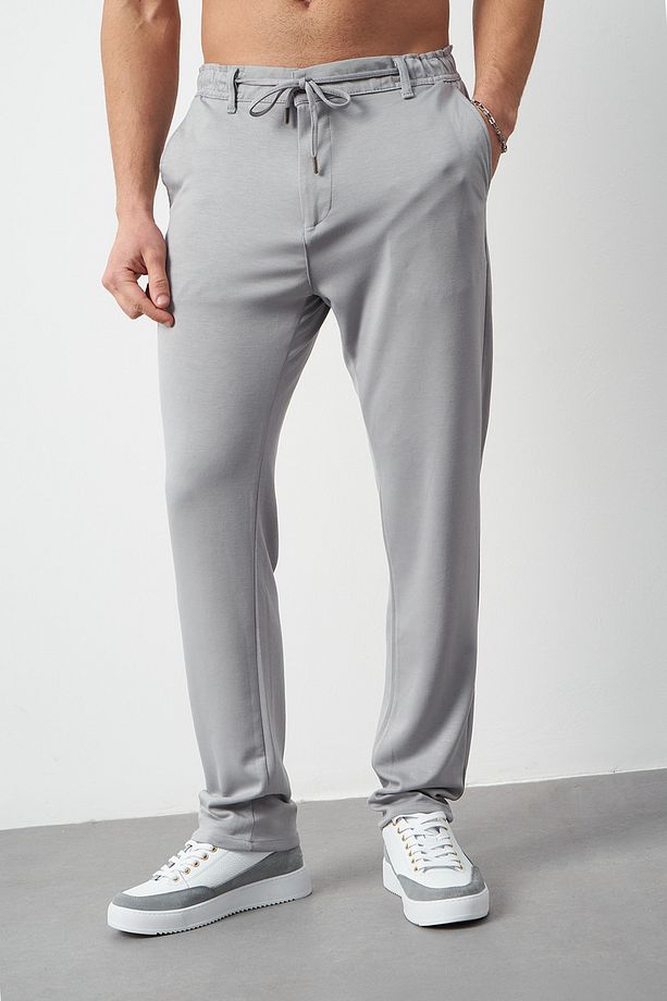 Esnek Modal Kumaş Regular Erkek Pantolon - 4