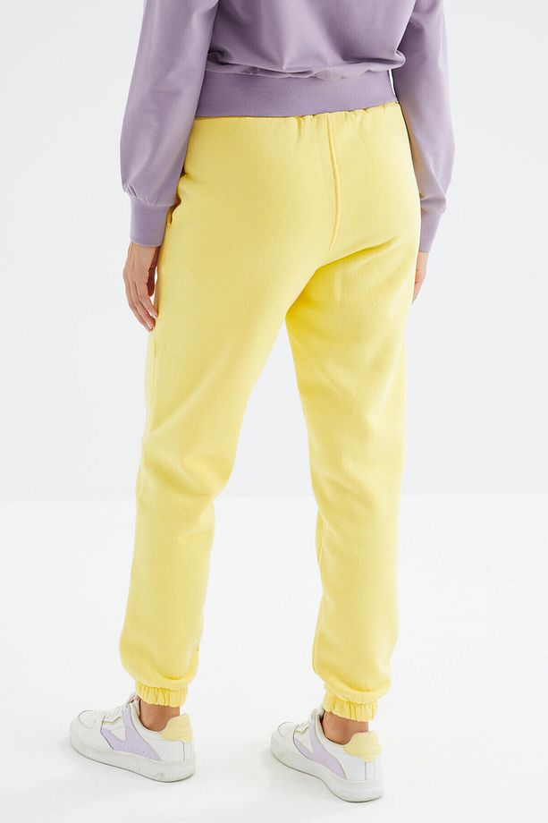 Limon Yüksek Bel Rahat Form Basic Jogger Kadın Eşofman Alt - 94624 - 9