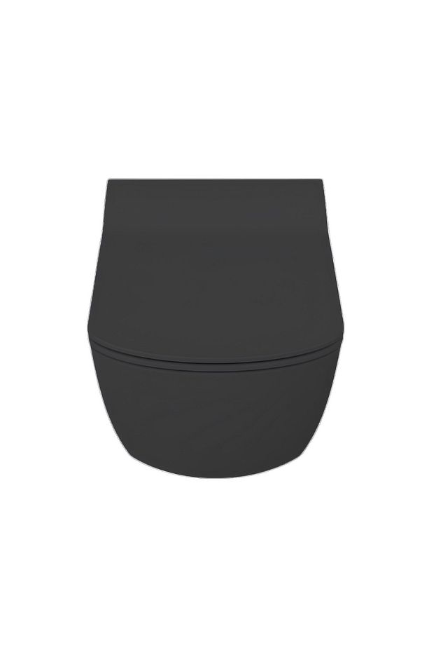 Elegant Mat Antrasit Asma Klozet, Elegant Duroplast Yavaş Kapak - 5