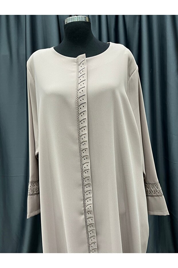 Koyu Bej Renk Pardesü - 4