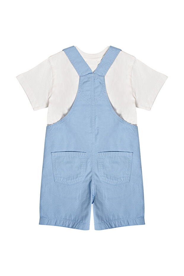 Erkek Çocuk Tshırt Şort Salopet Takım - 3