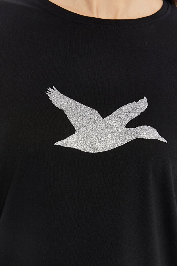 KUŞ BASKILI TUNİK - 2