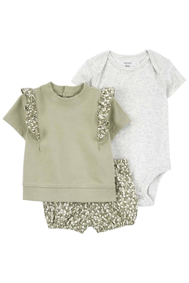 Kız Bebek Alt Üst Set - 1