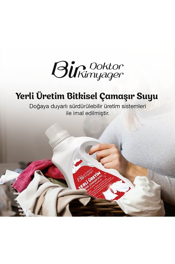 Yerli Üretim Bitkisel Çamaşır Suyu (1 L) - 5