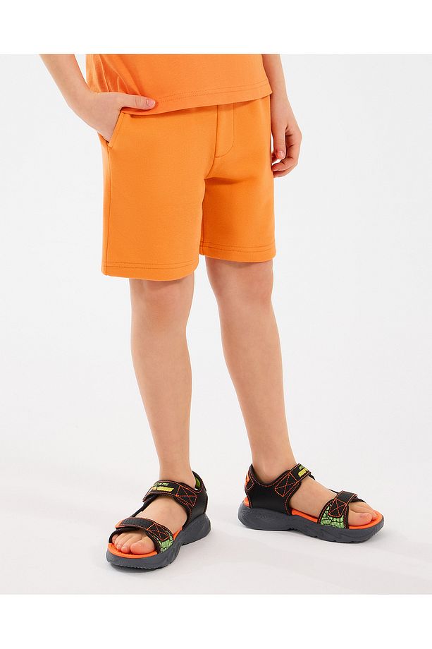 B Essentials Sweatshort Büyük Erkek Çocuk Turuncu Şort Sk2510144-701 - 1