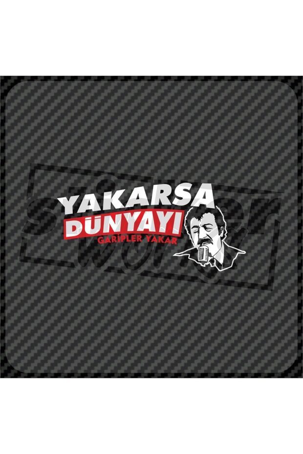 Yakarsa Burns the World Weird Sticker