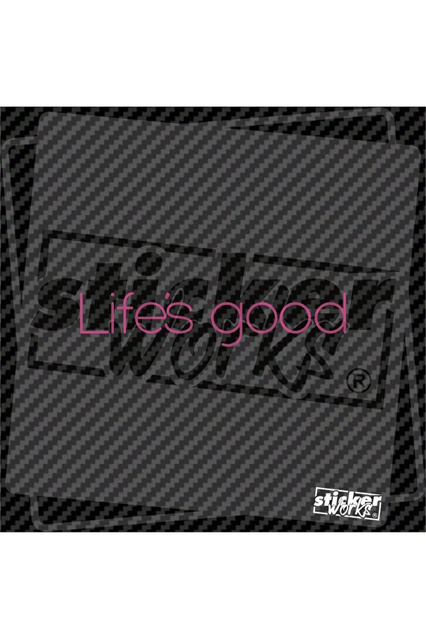 ملصق للزجاج الأمامي من Lifes Good