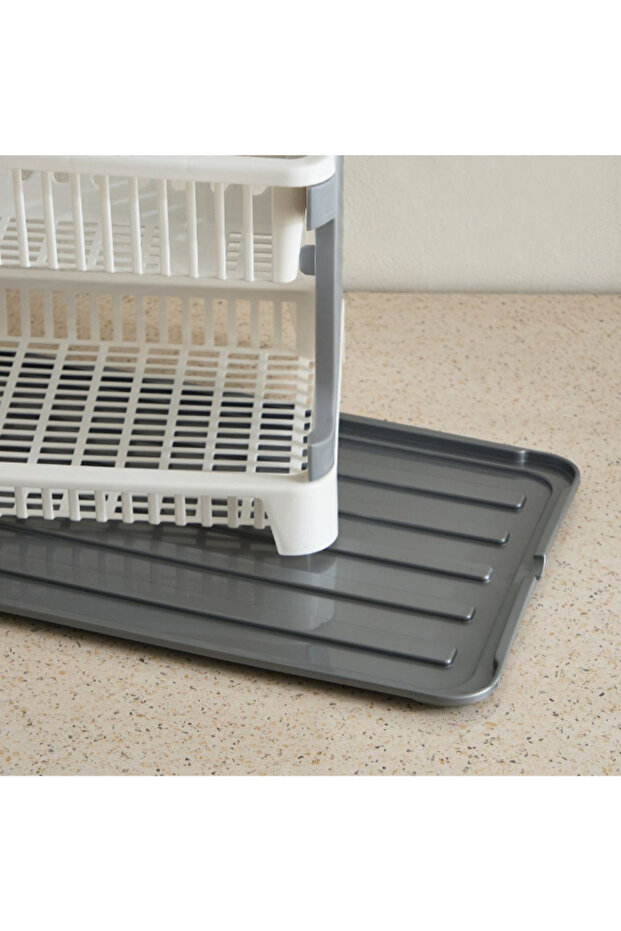 رف أطباق تيتان ذو طبقتين - 4