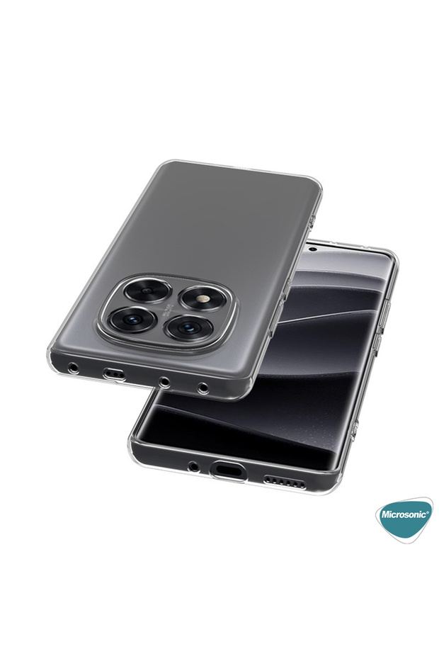 Xiaomi Redmi Note 14 Pro Plus Kılıf Transparent Soft Şeffaf - 5