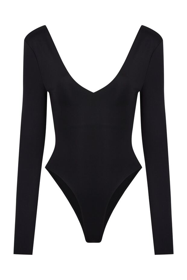 Siyah Bodysuit - 1