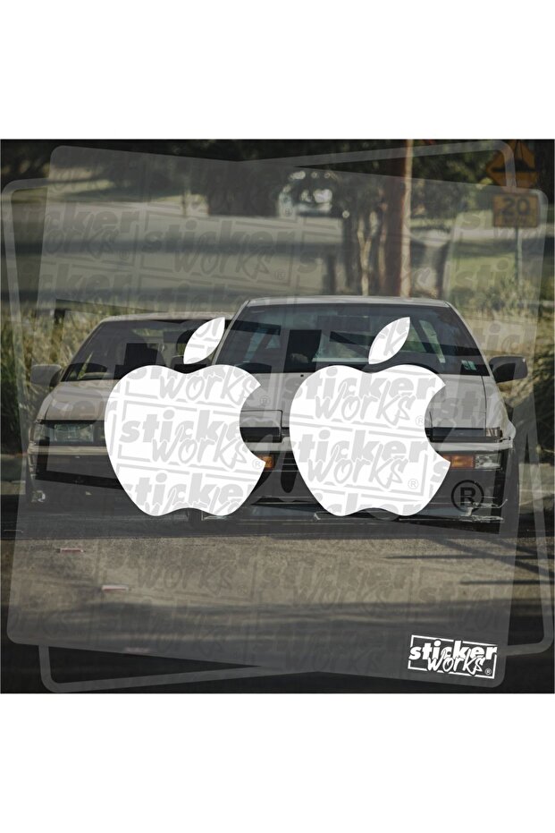 Apple Sticker ( 2 Adet ) - 1
