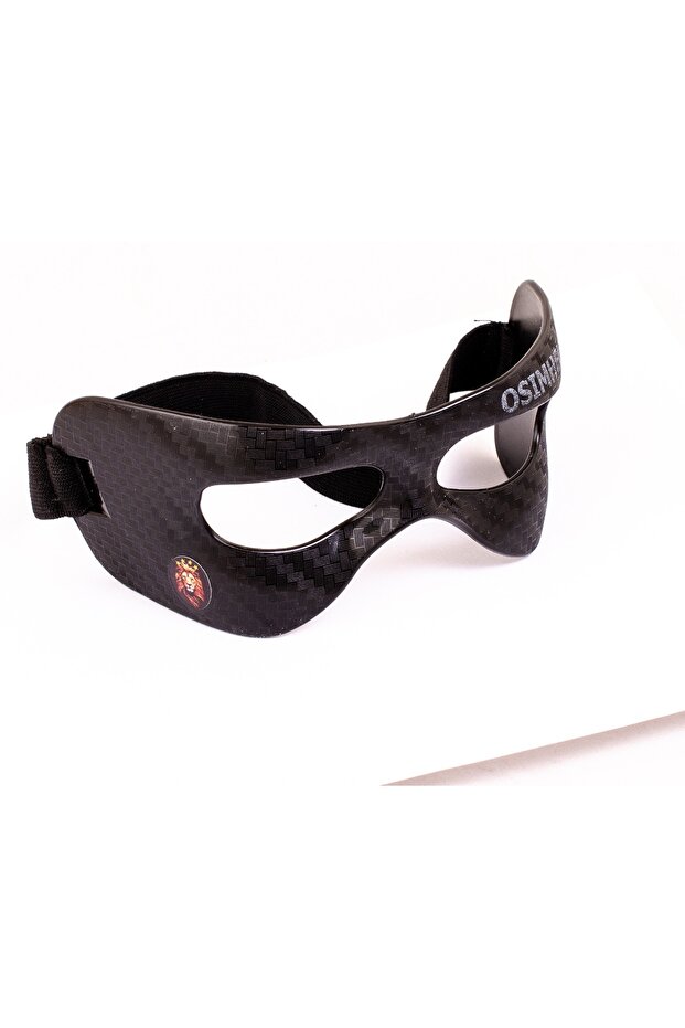 Football Player Mask Elastic Carbon Patterned Child Mask