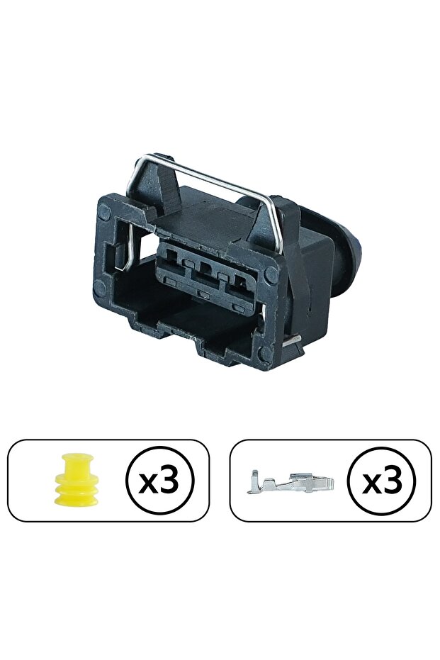 Konnektör 3 Pin Kablosuz