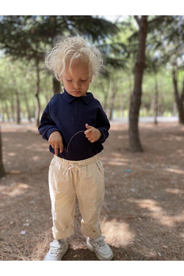 Waffle Theme Sweatshırt - 5