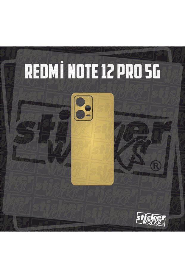 Redmi Note 12 Pro Compatible 5g Back Cover Sticker 5D Carbon Case Not