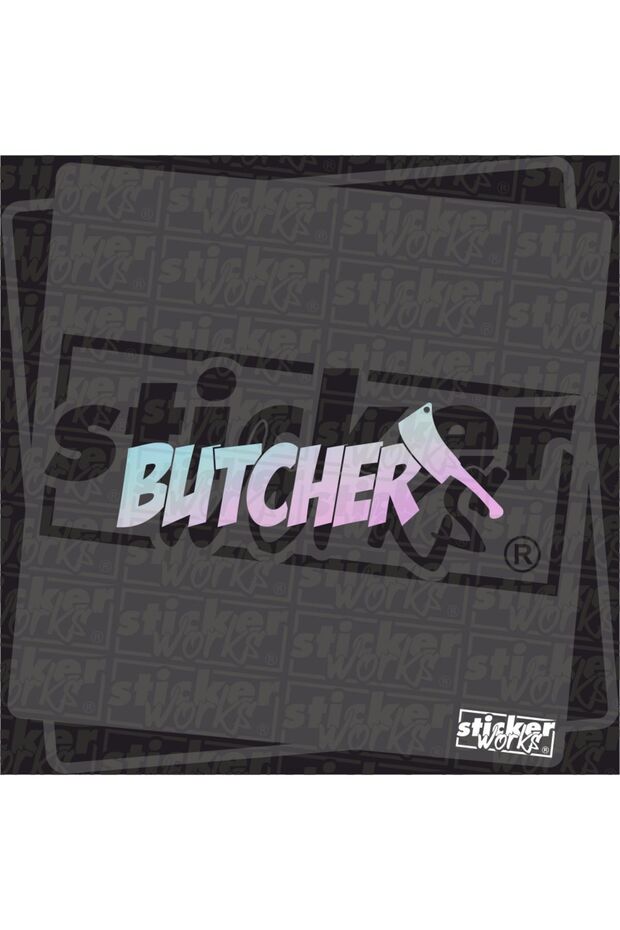Butcher Sticker