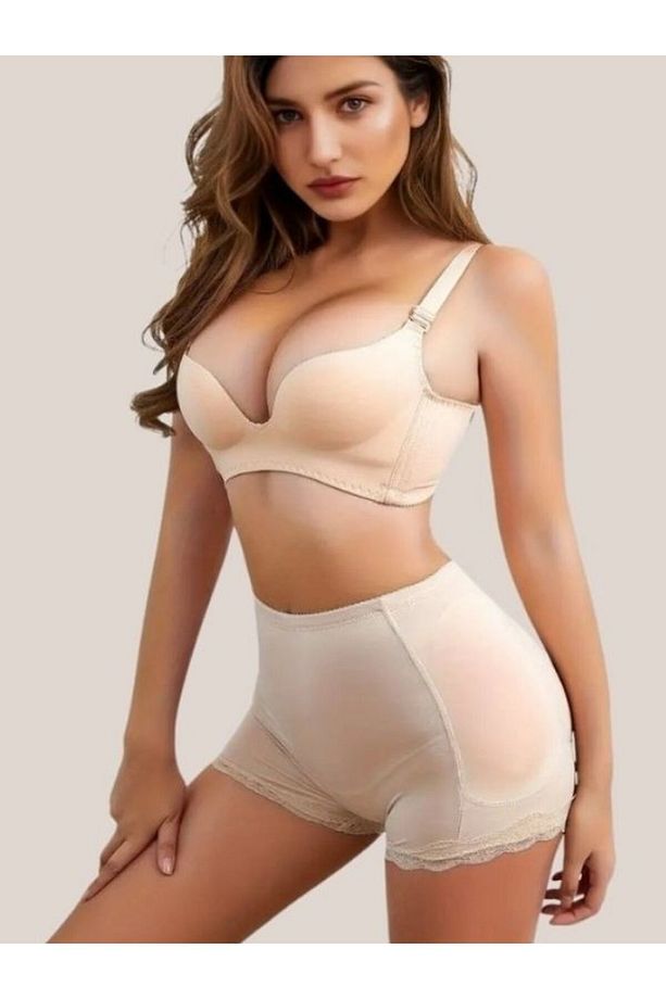 Hip Dips Basen ve Popo Dolgulu Çıkartılabilir Push - Up Pedli Korse - 4