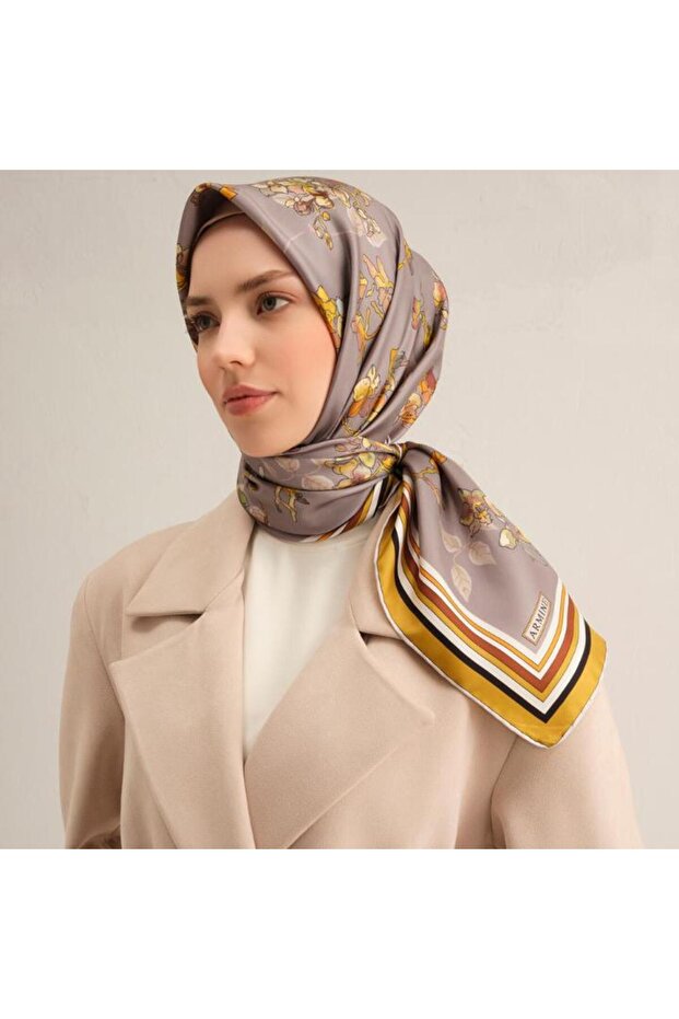 E25ya9316d02 34 Dj Saf Ipek Eşarp 9316d (T) - 1