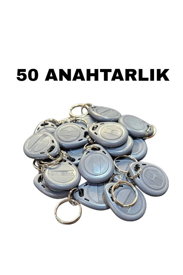 Manyetik Anahtarlık 50 Adet Rfid Keyfob Göstergeç Anahtarlık 125 Khz Proximity - 1