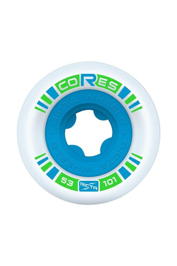 عجلات لوح التزلج Cores Neon مقاس 53 مم 101A [مجموعة/4]