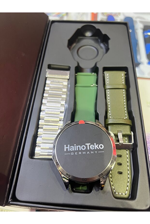 Haino Teko RW44 GT4 Max Amoled Ekran 3 Kordonlu Akıllı Saat Smart Watch - 5