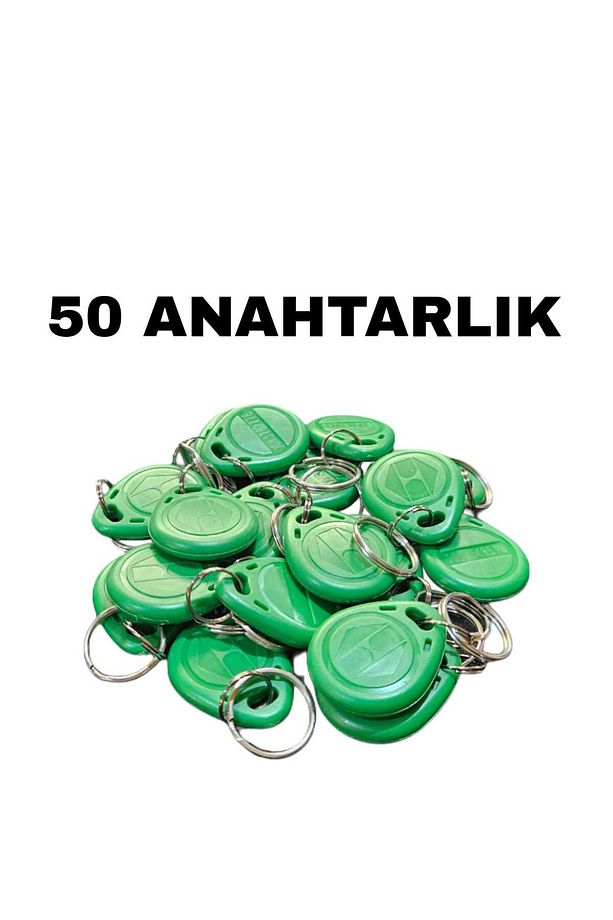 Manyetik Anahtarlık 50 Adet Rfid Keyfob Göstergeç Anahtarlık 125 Khz Proximity - 1