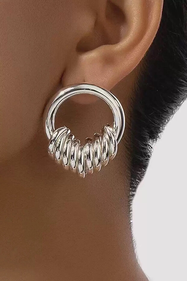 أقراط بتصميم نموذج النسر - 1