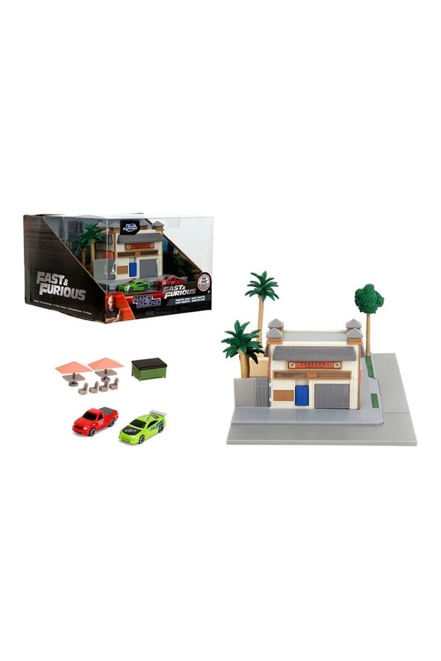 253203095 Jada Fast Furious Torettos Cafe Nano Scene - 2