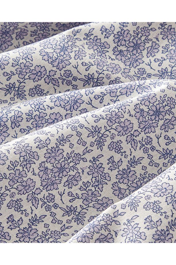 Floral Breeze Kolay Ütülenir Çift Kişilik Nevresim Takımı 200x220 cm Mor - 6