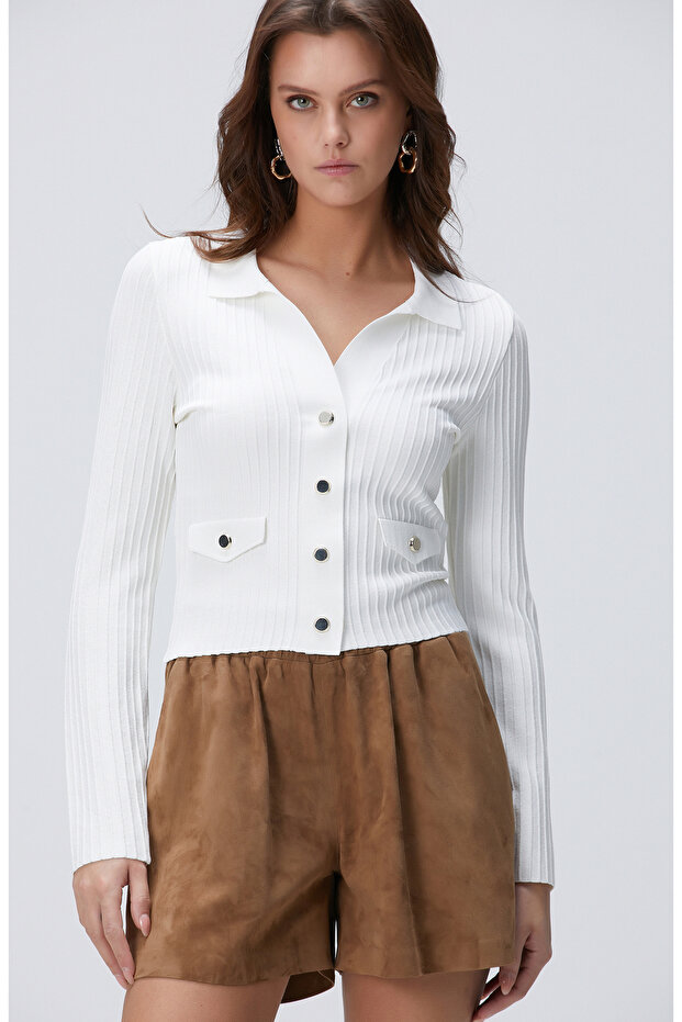 Kırık Beyaz Hırka - 4