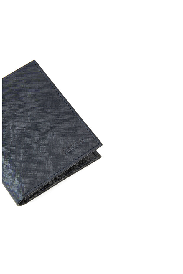 Lacivert Erkek Deri Cüzdan - 5