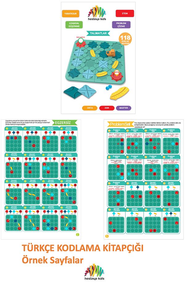 Code & Go Kodlama Oyuncağı, Stem, Mantıksal Yol Yapım Oyuncağı, Eğitici Oyuncak, Zeka Ve Akıl Oyunu - 7