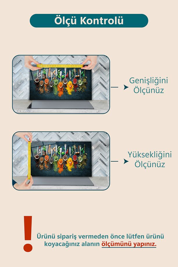 Sakura Çiçeği Cam Ocak Arkası Koruyucu, Isıya Dayanıklı, Tezgah Ankastre Ve Mutfak Koruması - 4