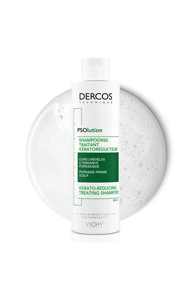 Dercos Psolution Hair Care Shampoo with Peeling Effect Against Dandruff 200 ml - 1