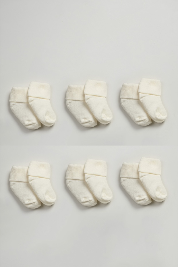 6 Pairs Baby Cotton Curly Socks