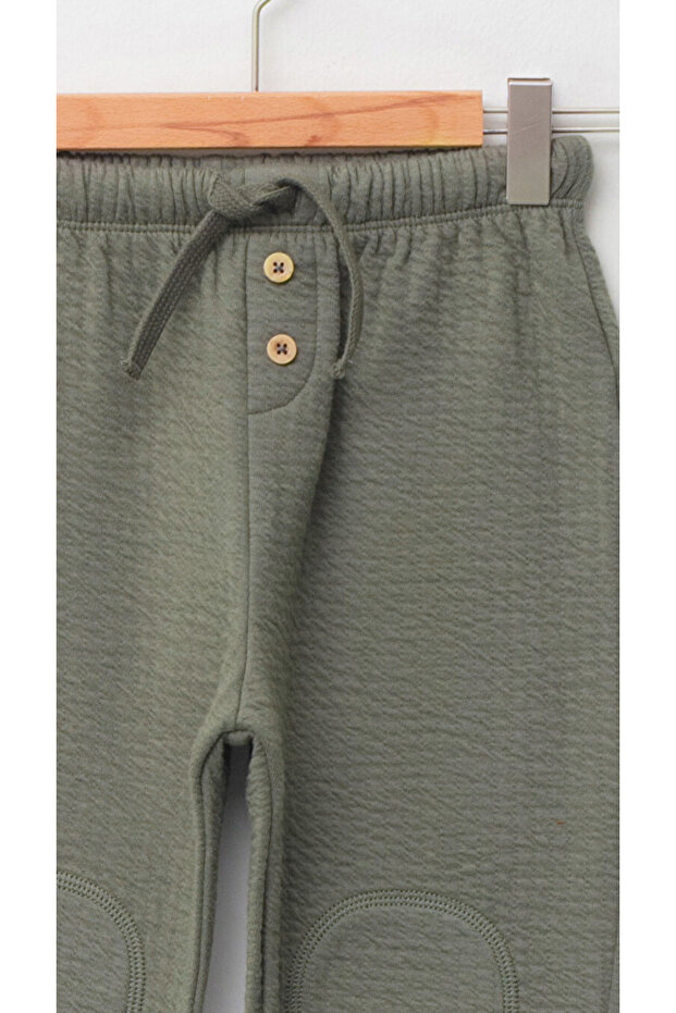LCW baby Beli Lastikli Basic Erkek Bebek Jogger Eşofman Altı - 3
