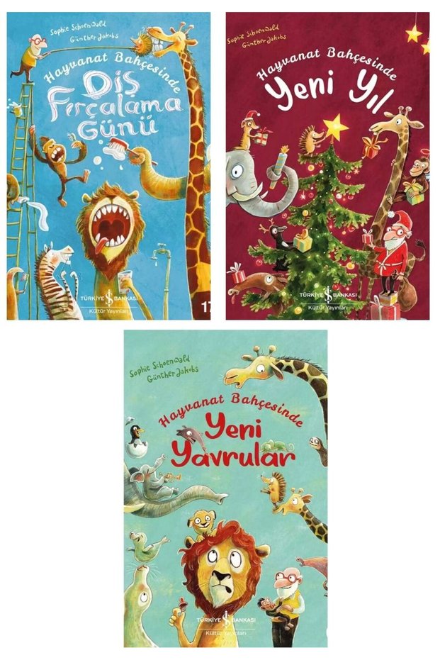 Brushing Teeth Day at the Zoo+New Year+New Puppies 3 Book Set