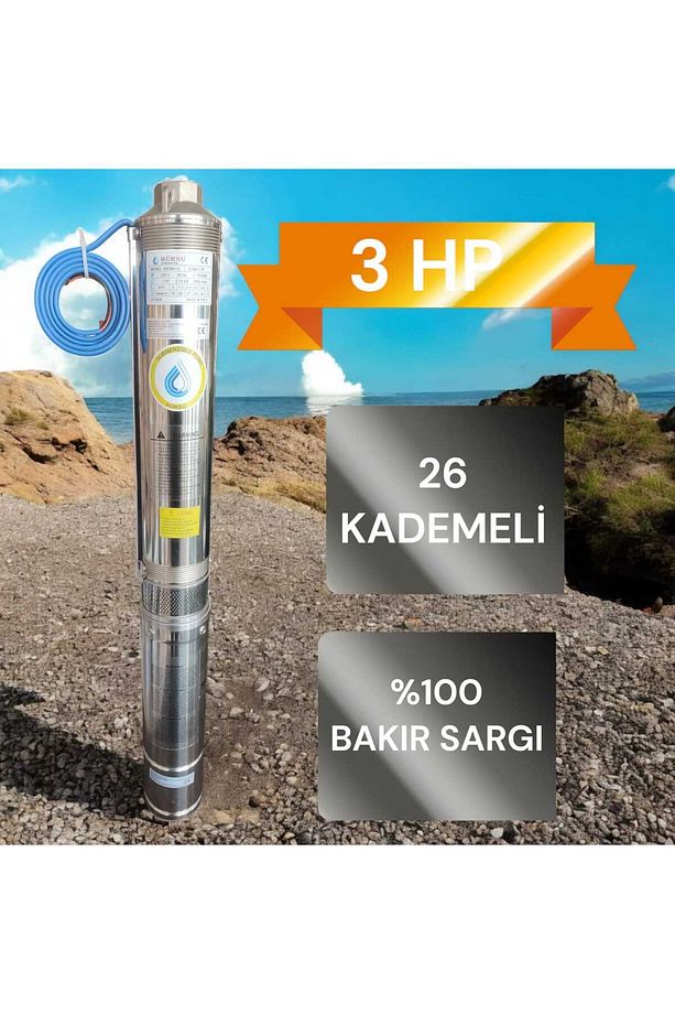 3HP 26 KADEMELİ DALGIÇ POMPA - 1