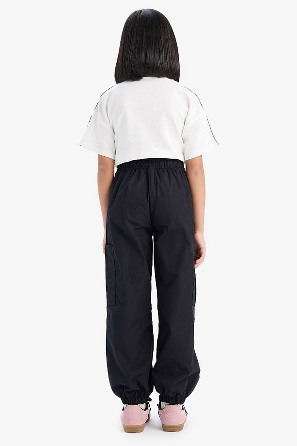 Kız Çocuk Paraşüt Kargo Jogger Paça Pantolon E0162A825SM - 6